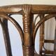 Vintage rattan bar stools or plant holder