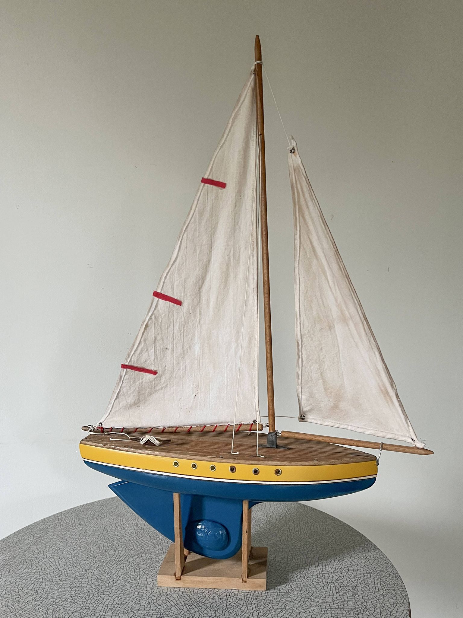 Tirot 502 basin sailboat, vintage toy