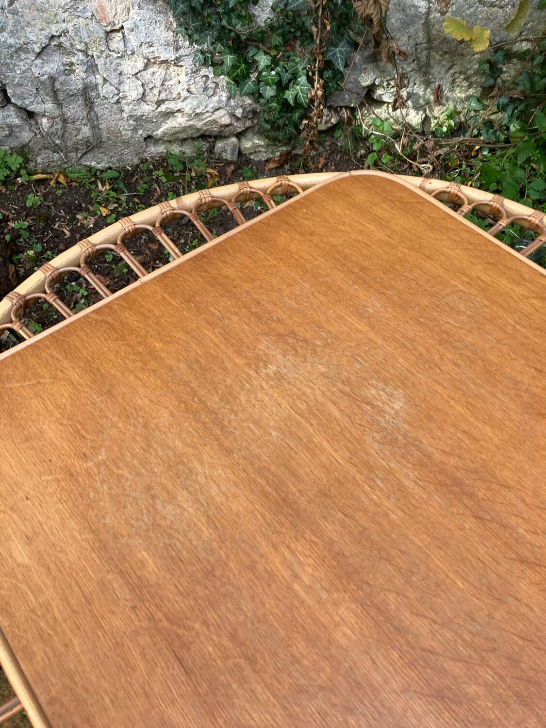 Vintage rattan lounge