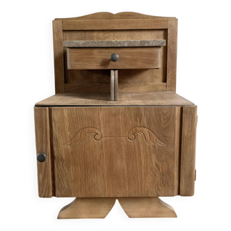 Chevet art déco en bois massif