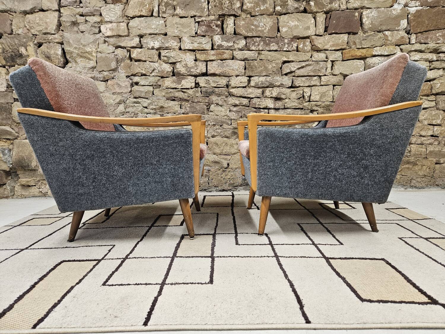 Pair of 1960 armchairs