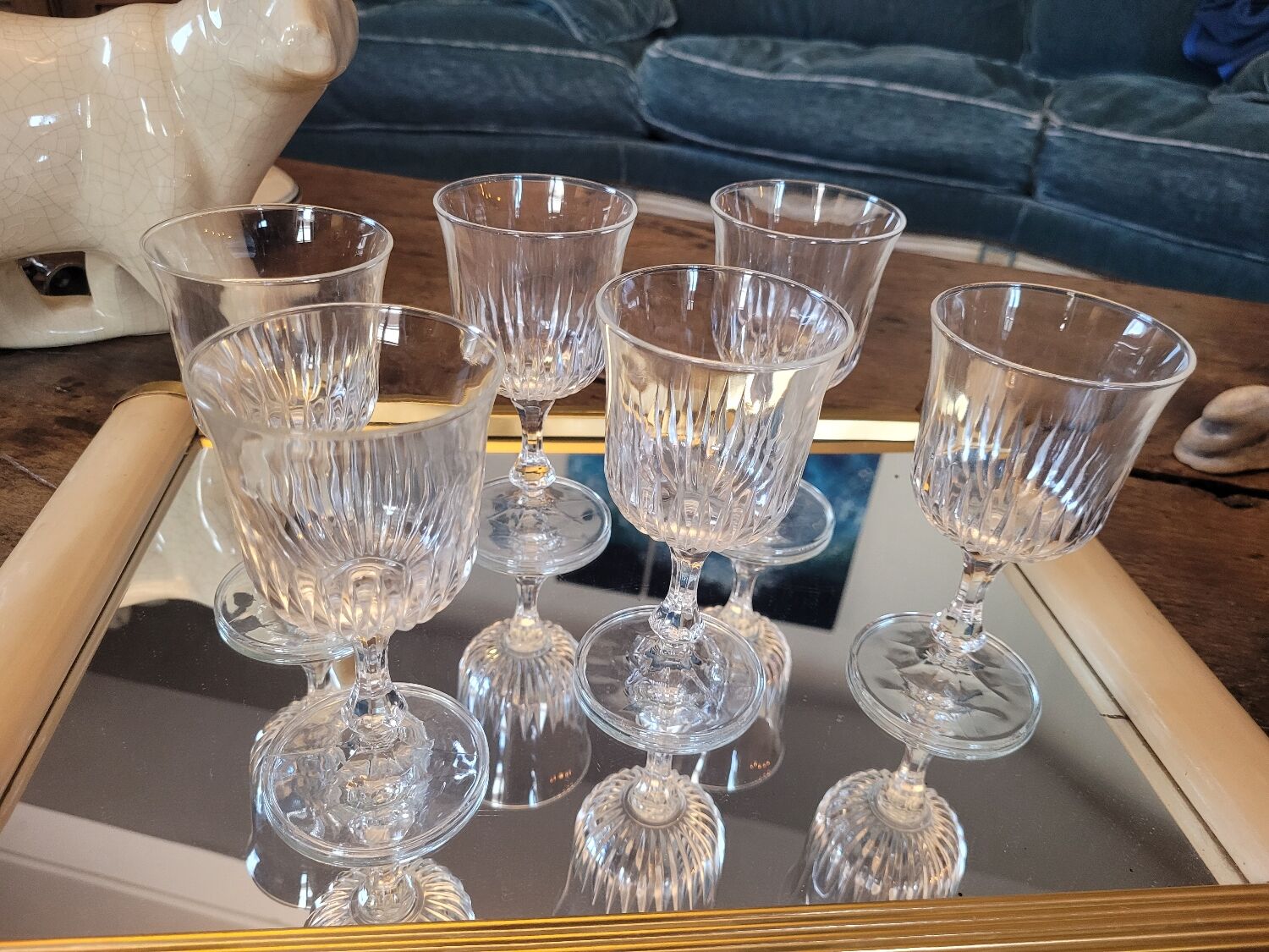 70's stemware