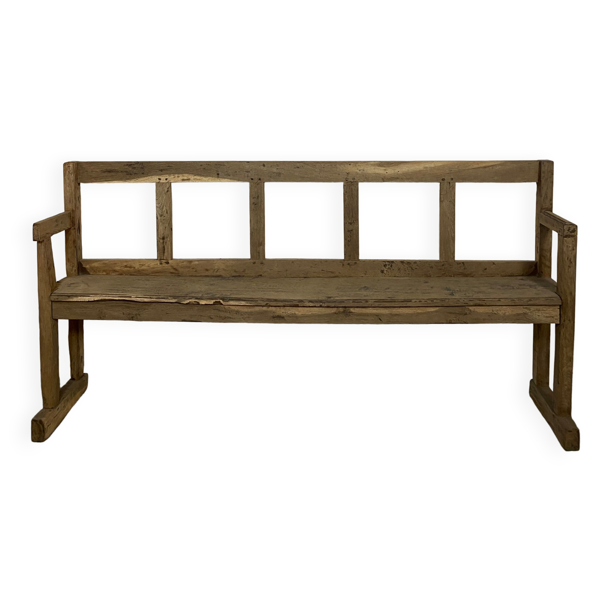 Banc de campagne avec dossier
