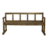Banc de campagne avec dossier