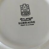 Gien plates, La Lorraine model