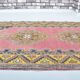 Tapis turc bio rose et jaune sku 3283