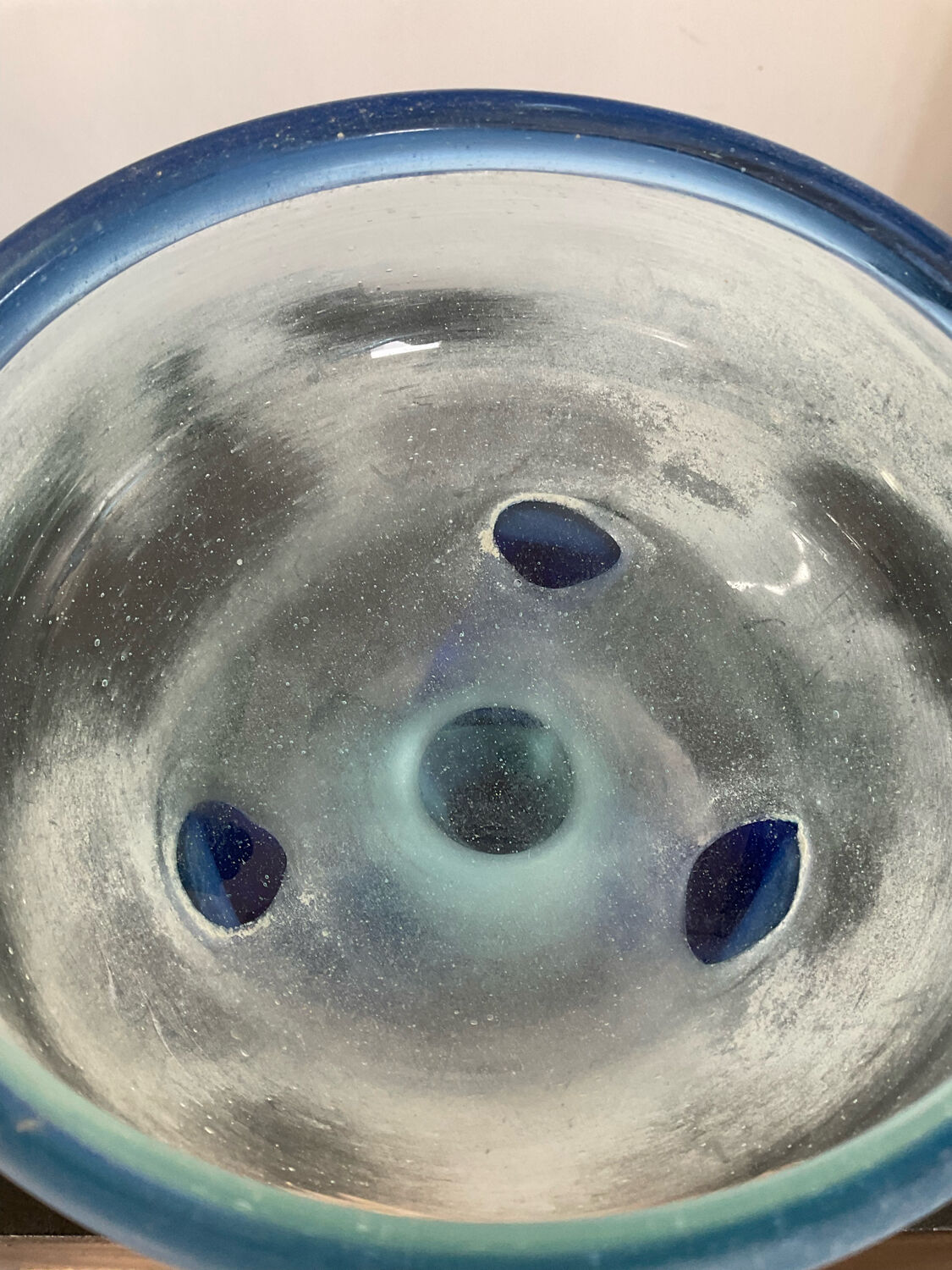 Empty pocket "Scovo" stand cup in Murano glass