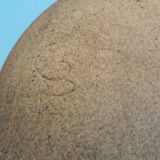 Glazed stoneware pitcher