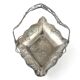 Art Nouveau basket, silver-plated brass, WMF, Germany, early 20th century