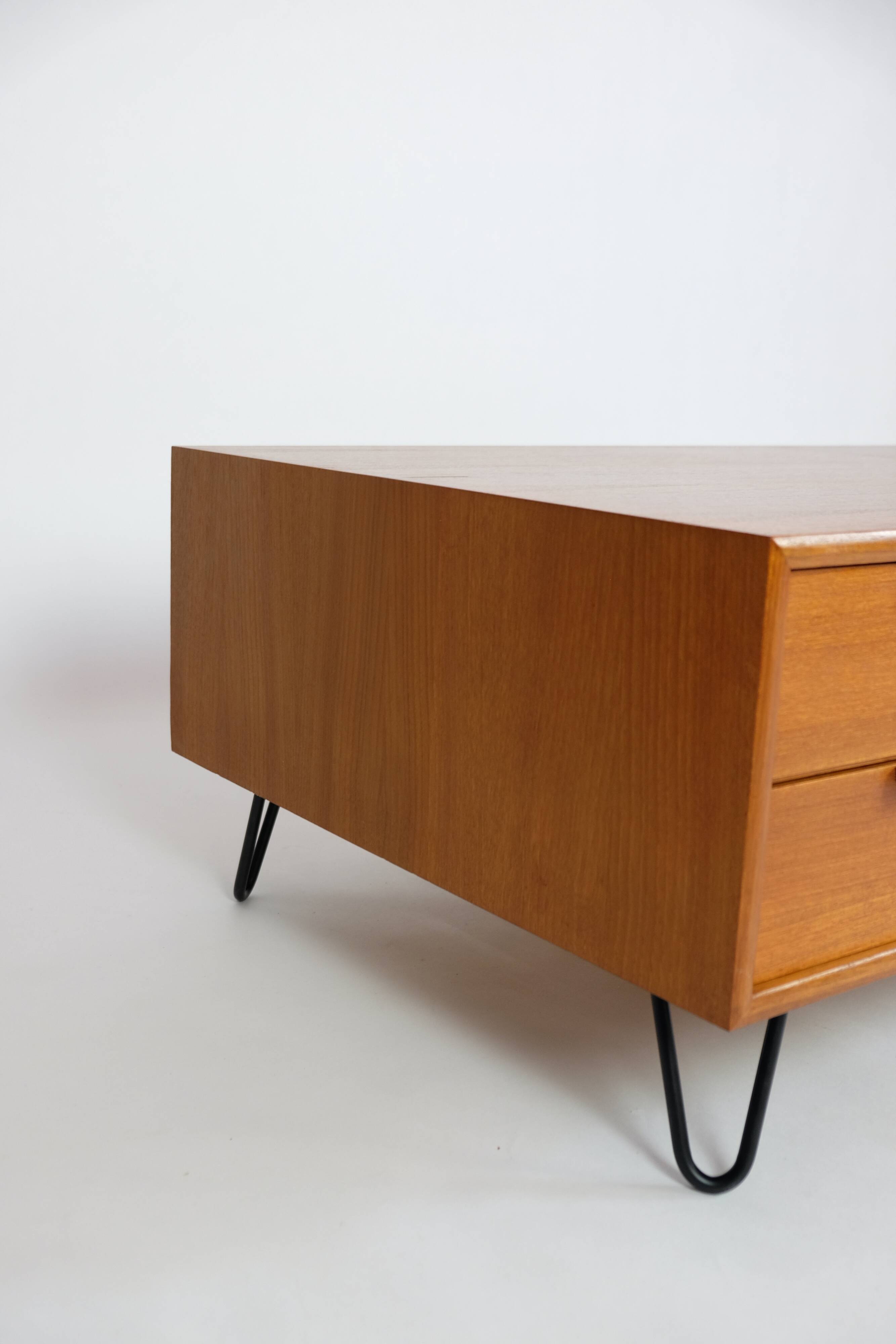 Mid-Century Teak HiFi Lowboard by WK Möbel - 1960s