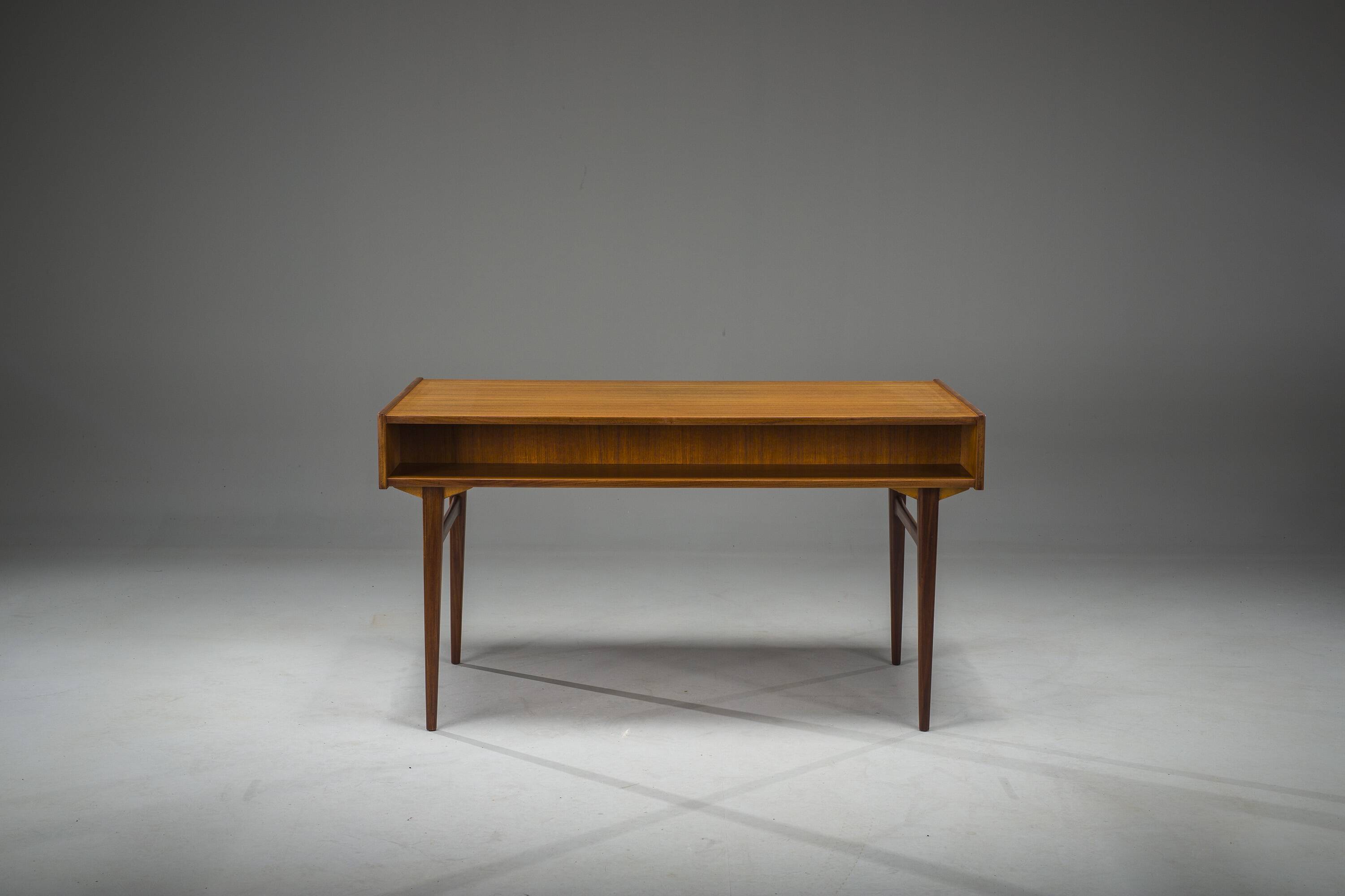 Mid-Century Teak Desk attributed to Bartels Works, 1960s