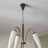 Vintage three-branch light fixture