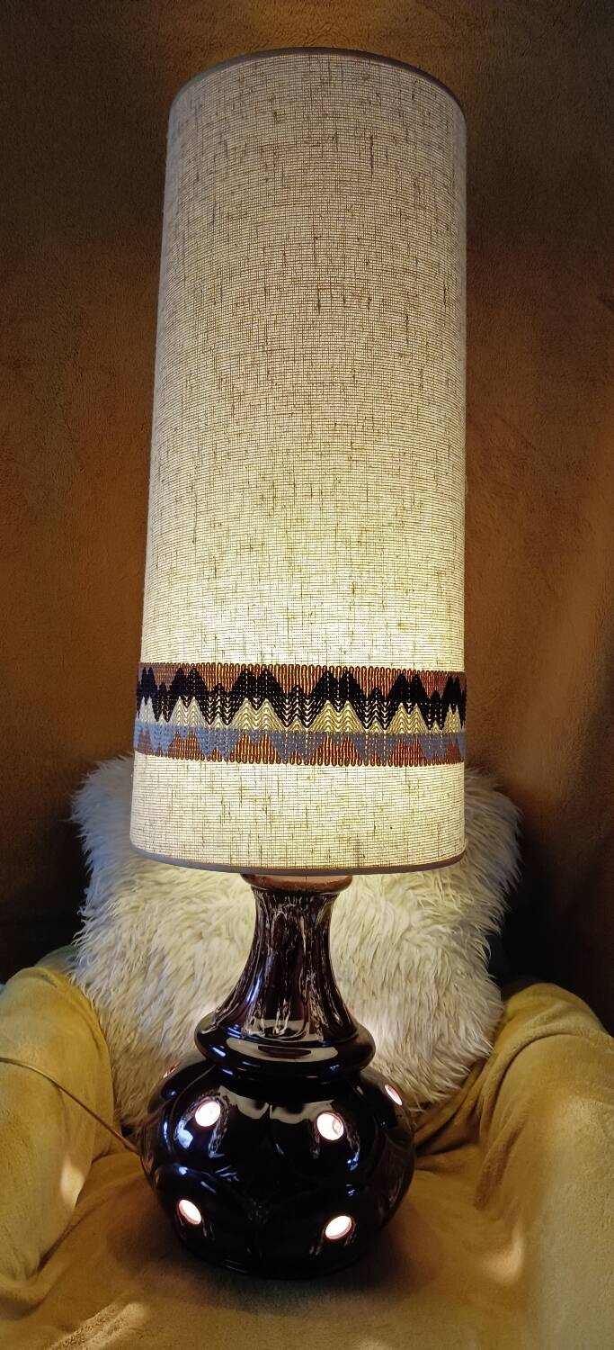 New 70s ceramic floor lamp