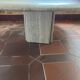 Travertine coffee table
