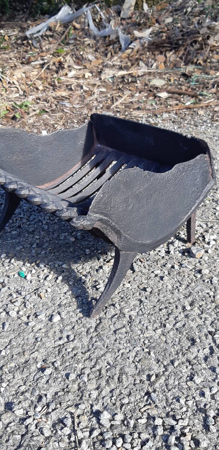 Log holder fireplace cradle