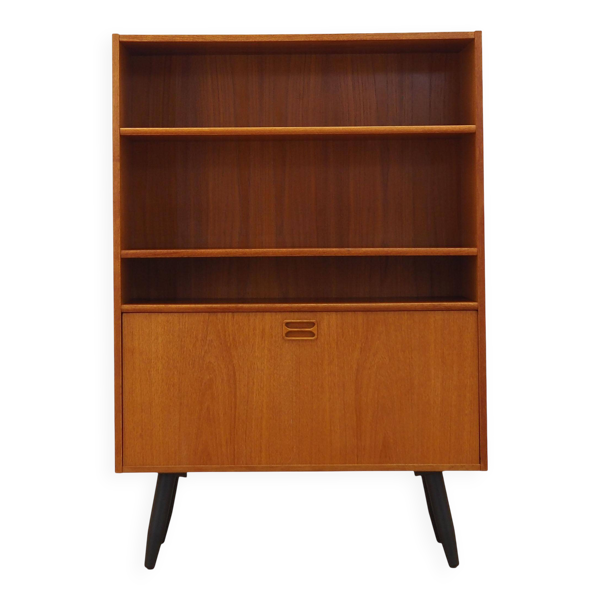 Bibliothèque en teck, design danois, années 1970, fabriquée au Danemark