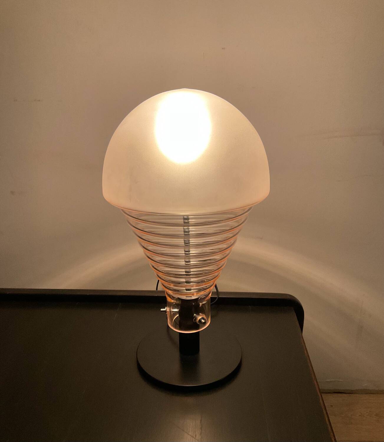 Frederico De Majo lamp in Murano glass signed