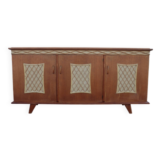 Rattan sideboard attributed to Audoux Minet