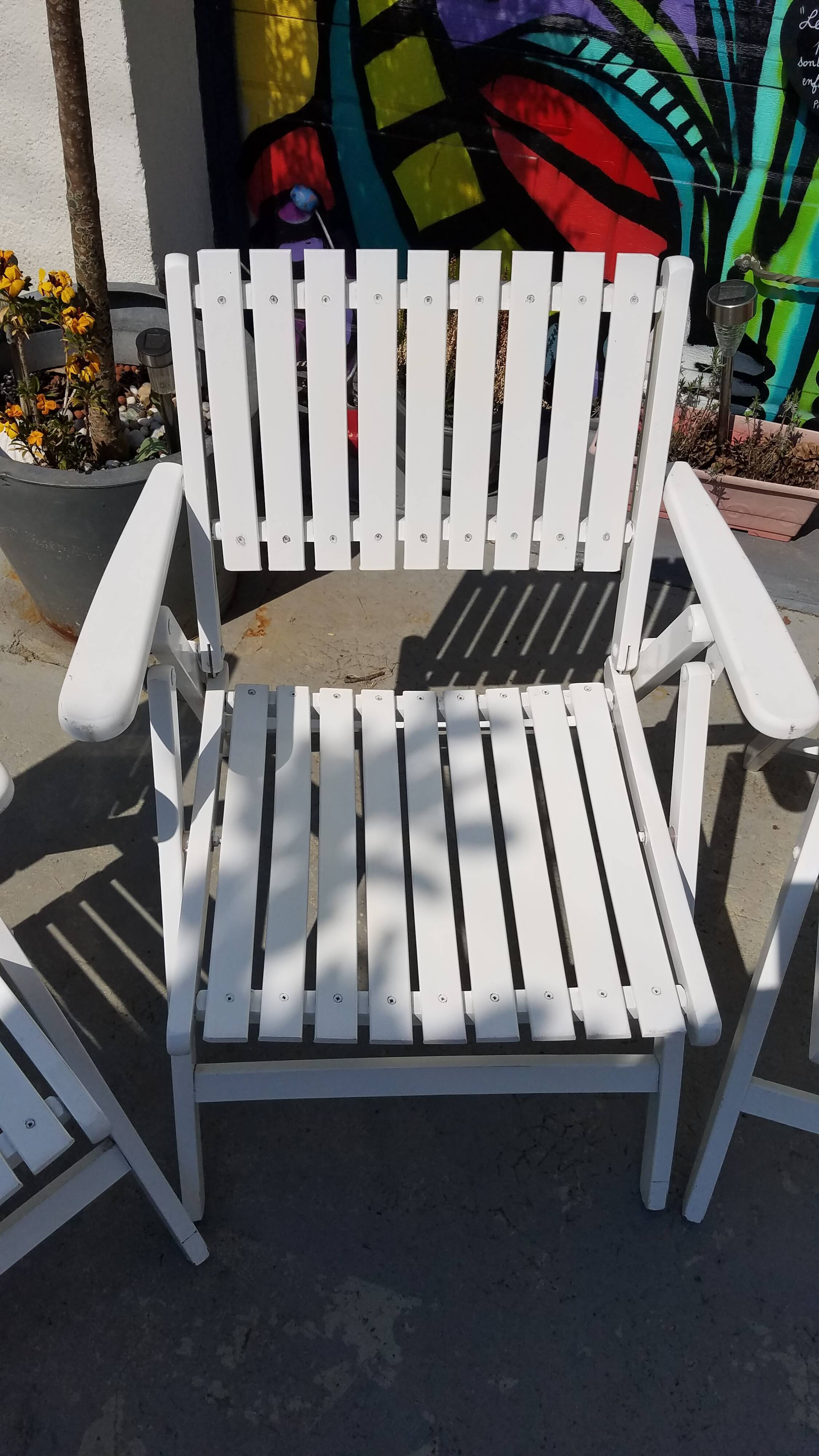 Set de 4 chaises jardin Gleizes