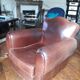 Art deco leather club Chair