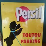 Parsley advertising enameled sign