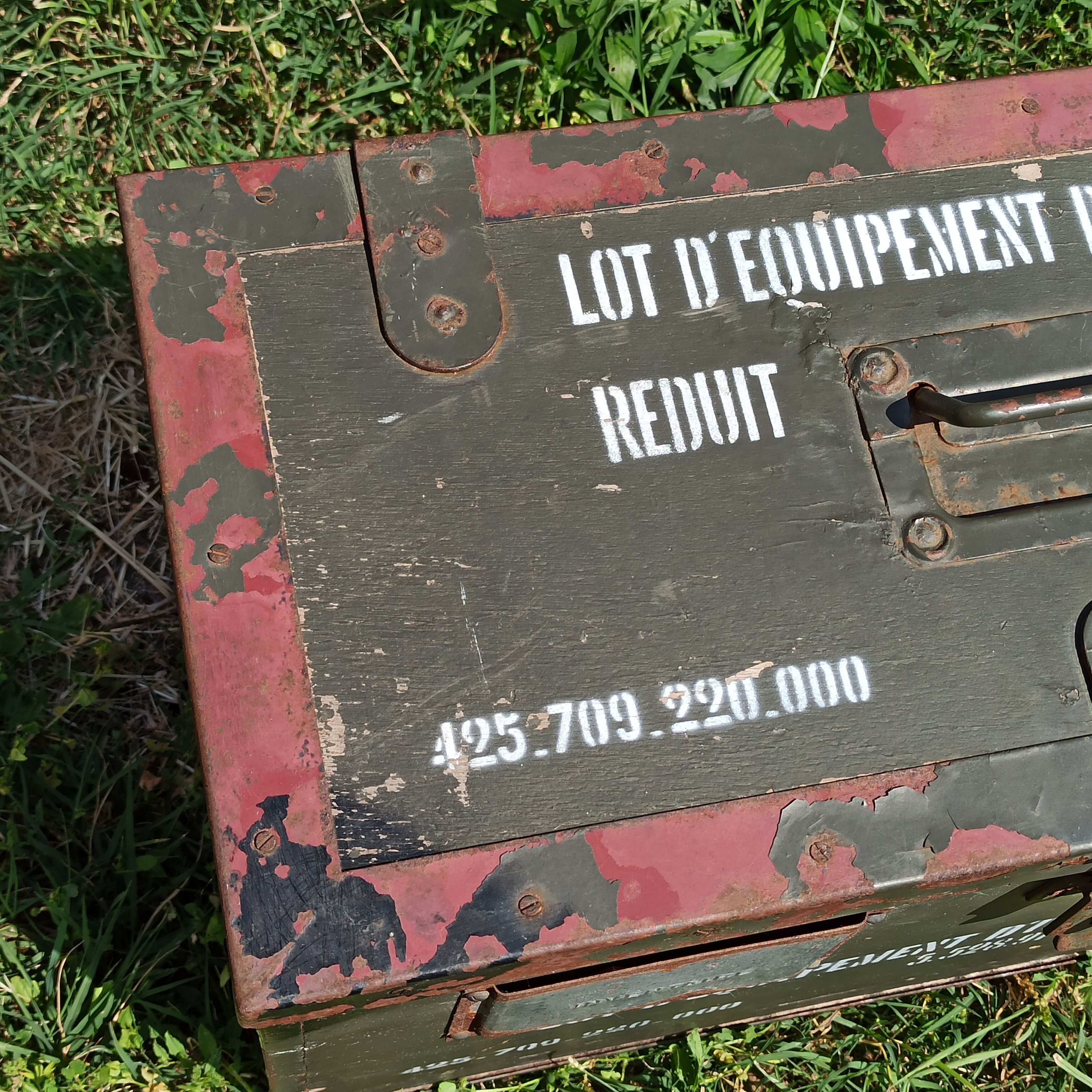 Trunk chest military bench 50s militaria