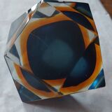 Diamond-shaped ashtray by Flavio Poli