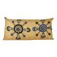 Housse de coussin brodée vintage 109x56 cm