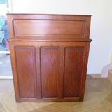 Retro-Desk / counter-American cylinder-mesh oak-1920s/40s