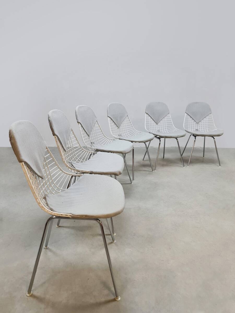 Vintage wire Bikini chairs Charles & Ray Eames Herman Miller 1960s
