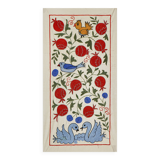 Vintage Turkish rug hand-knotted 50x92cm