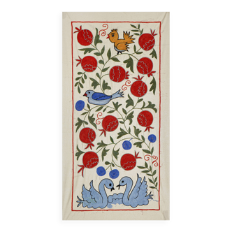 Vintage Turkish rug hand-knotted 50x92cm