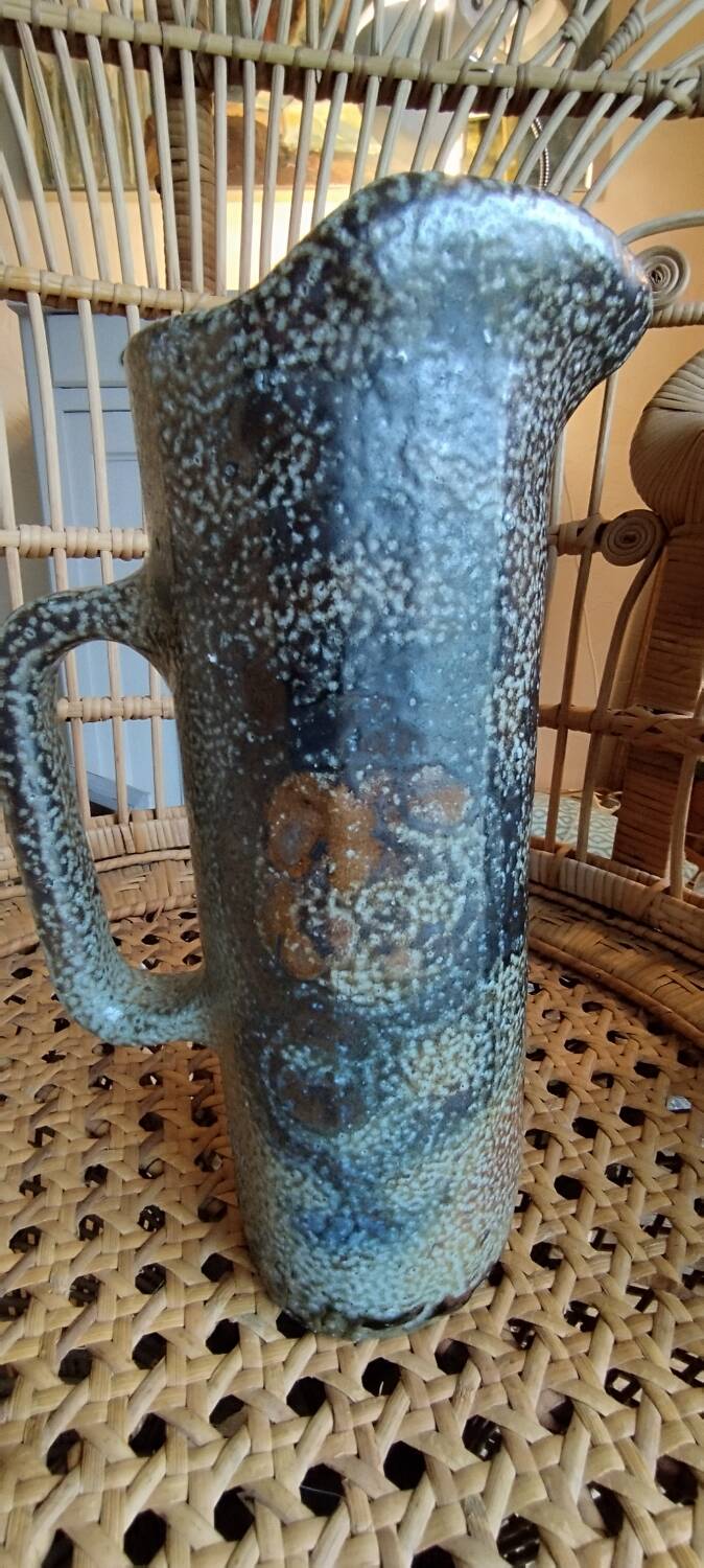 Jug, stoneware vase by J. C. Monange