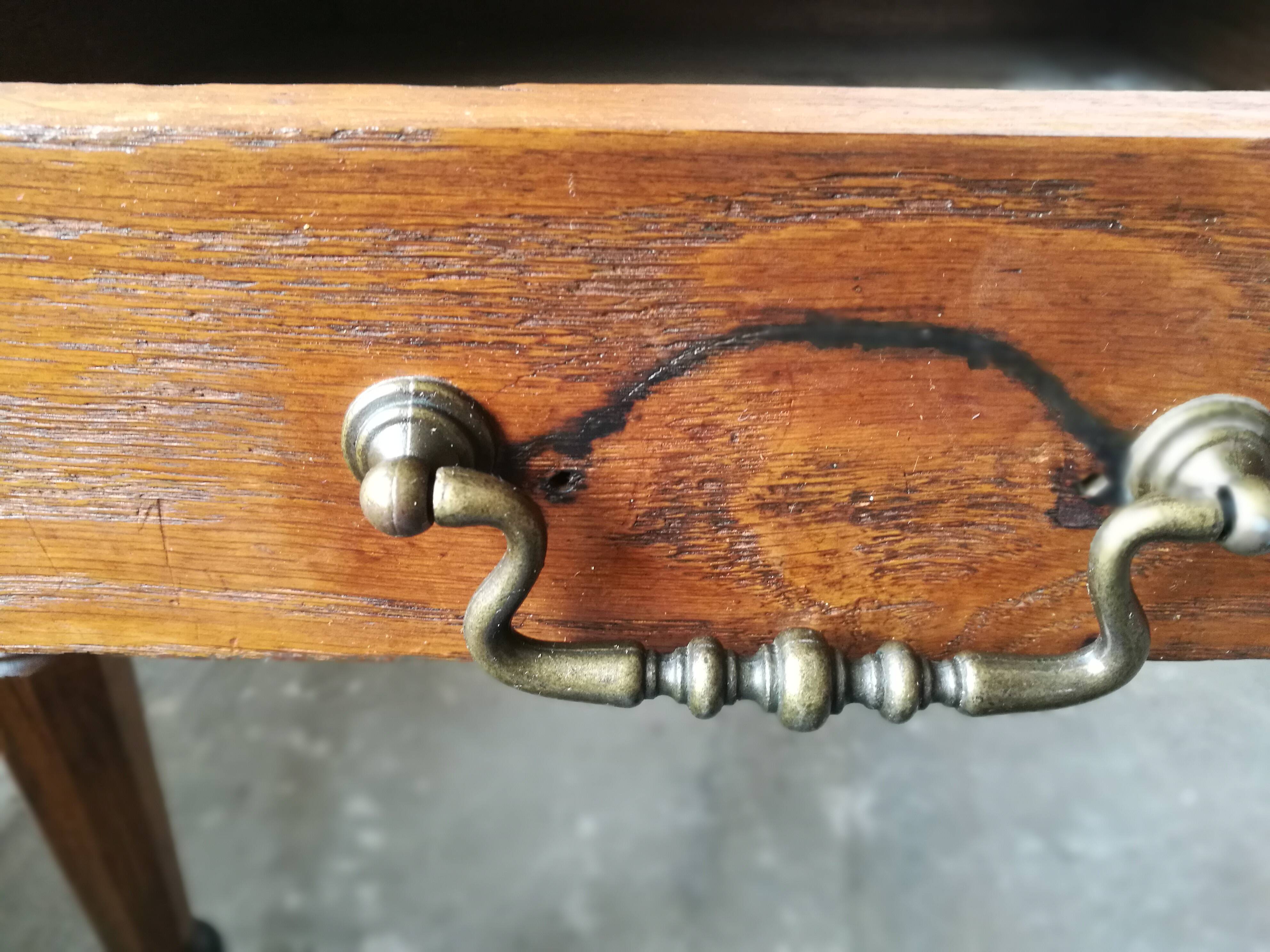 Oak farm table, wooden desk