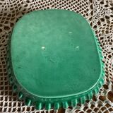 Green ceramic pocket tray