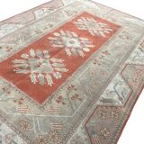 Oushak Handmade Floral Carpet