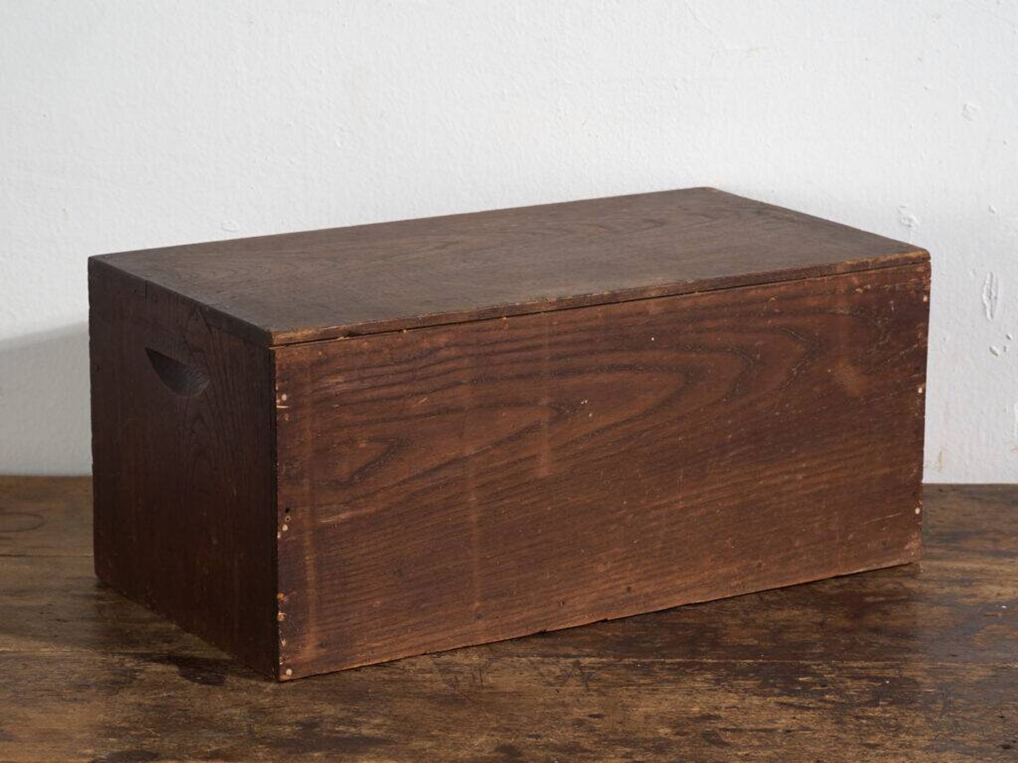 Small antique Japanese desk cabinet with three drawers – Meiji / Taishō period (c. 1890-1926)