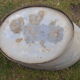 Old oval zinc basin 65 liters