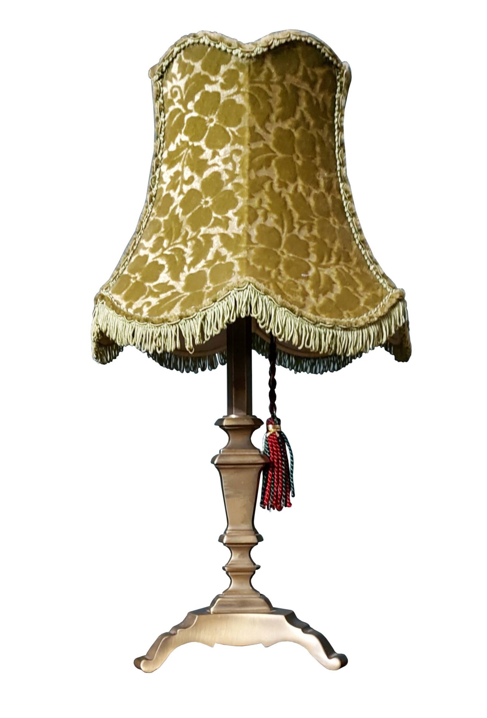 Lampe de cabinet art déco en laiton