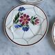 Set of 4 old Saint Amand plates