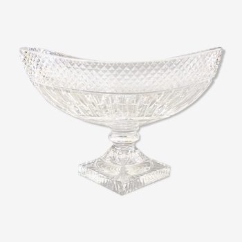 Cut crystal cup, late nineteenth century