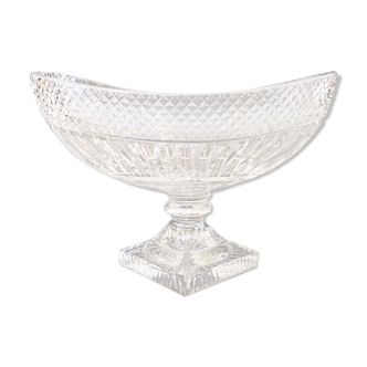 Cut crystal cup, late nineteenth century