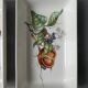 2 small Villeroy & Boch dishes, naturalist decor