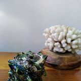 Sucrier coquillage en barbotine