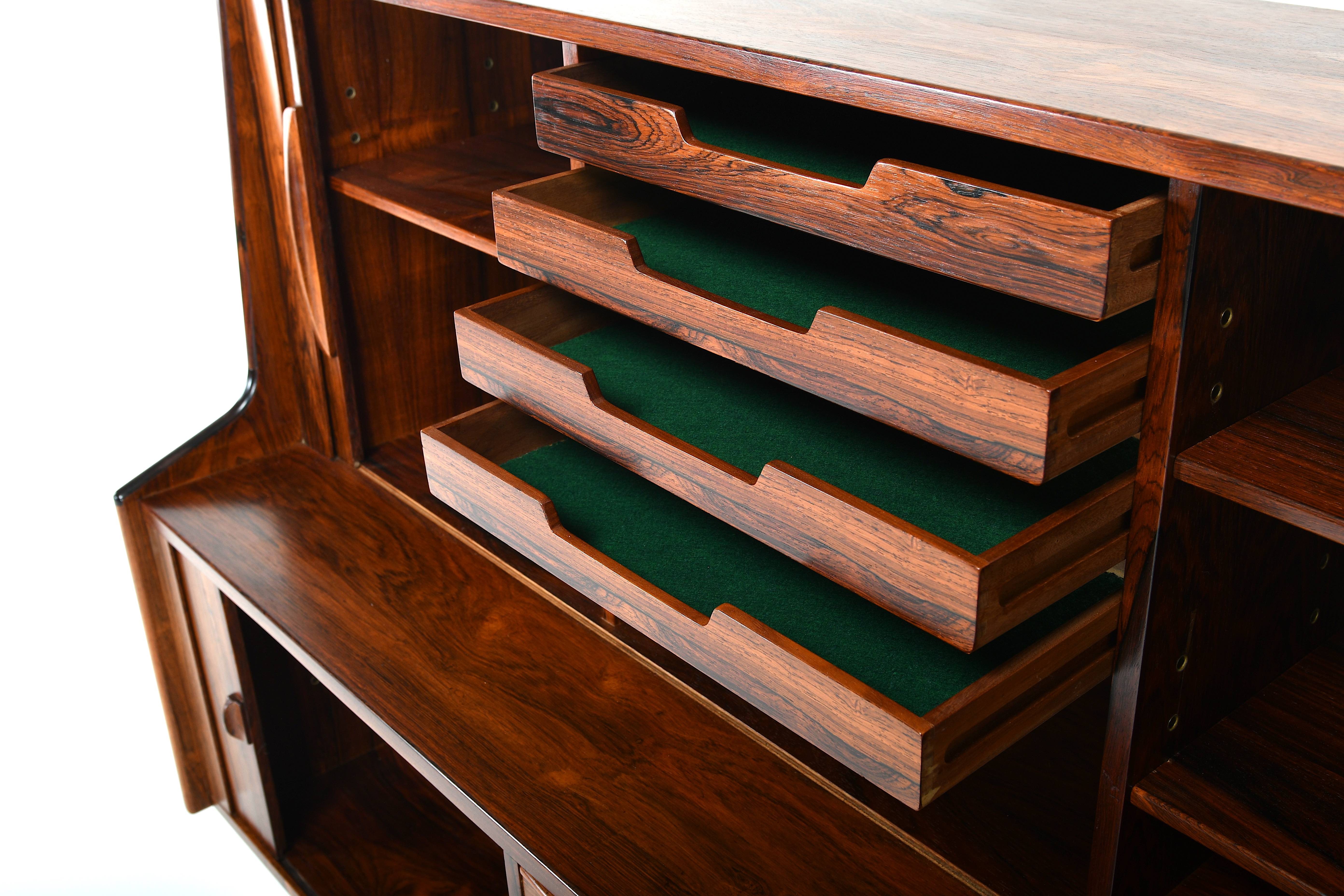 Rosewood sideboard by Ib Kofod Larsen, 1960