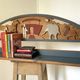 Vintage solid wood noah's ark shelf