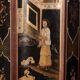 Pair of pedestal columns in chinoiserie style