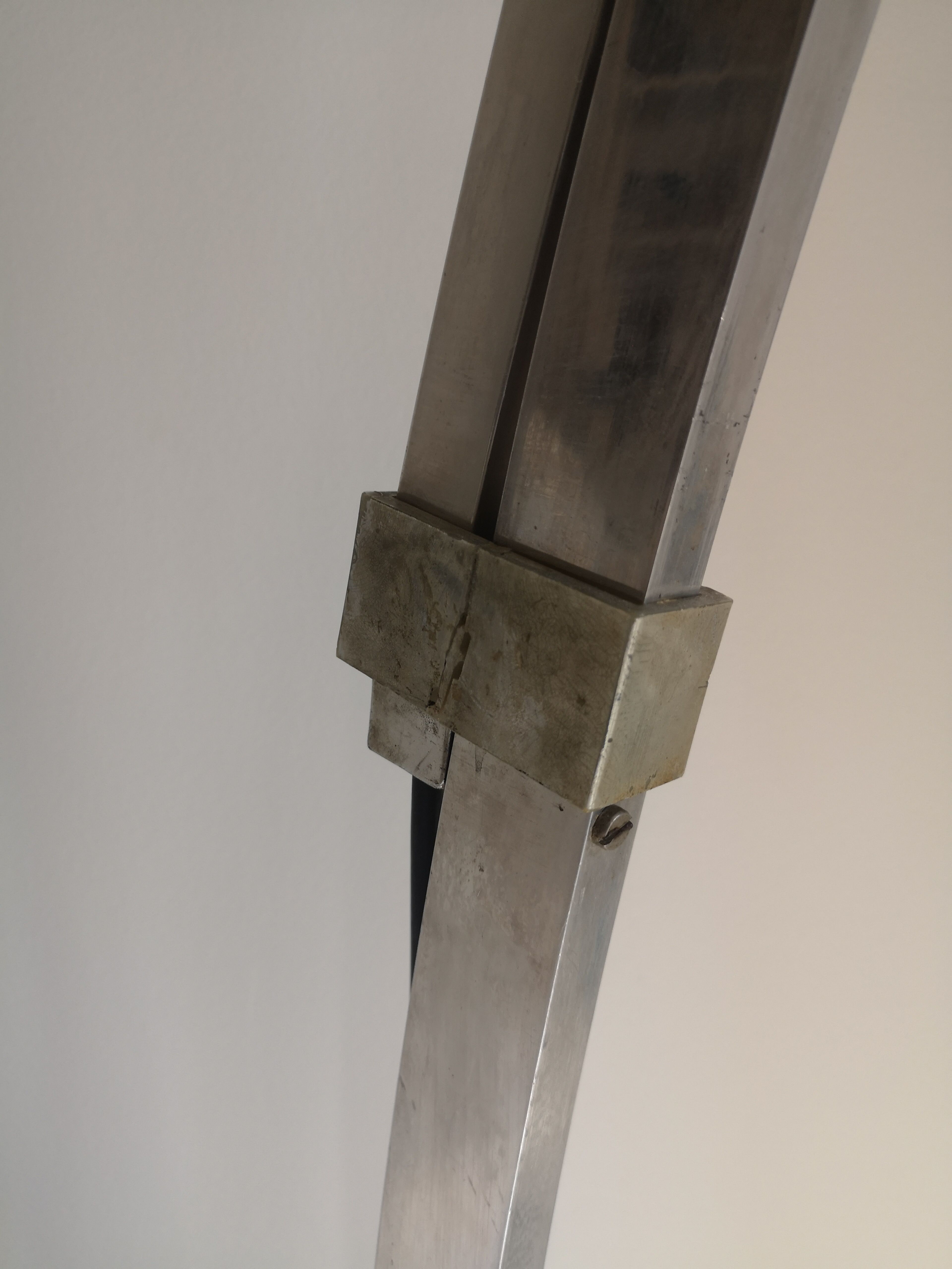 Adjustable arc floor lamp by harvey guzzini, 1970