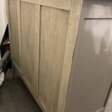 Ash Grey Art Deco Open Sideboard
