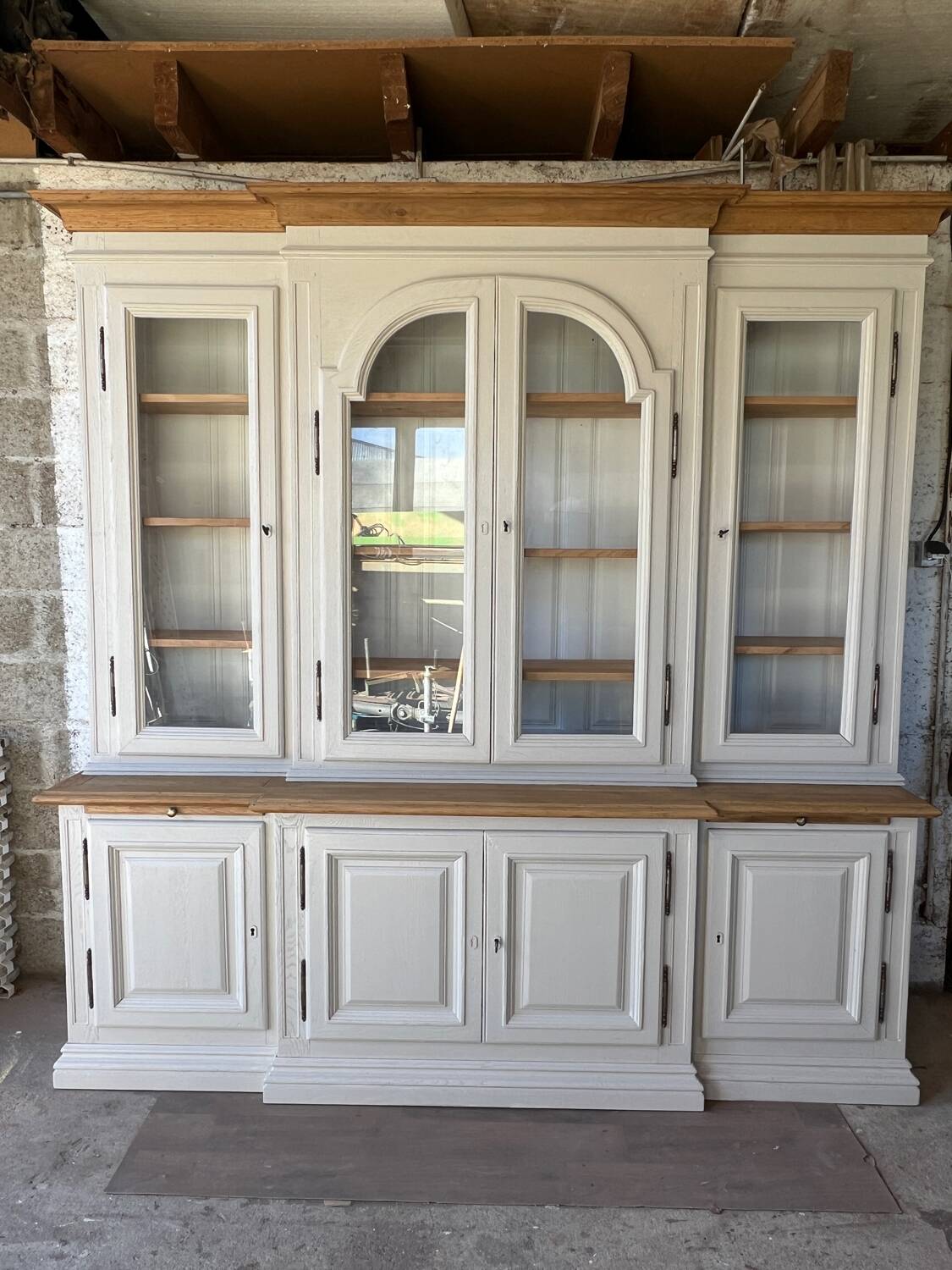 Glass sideboard